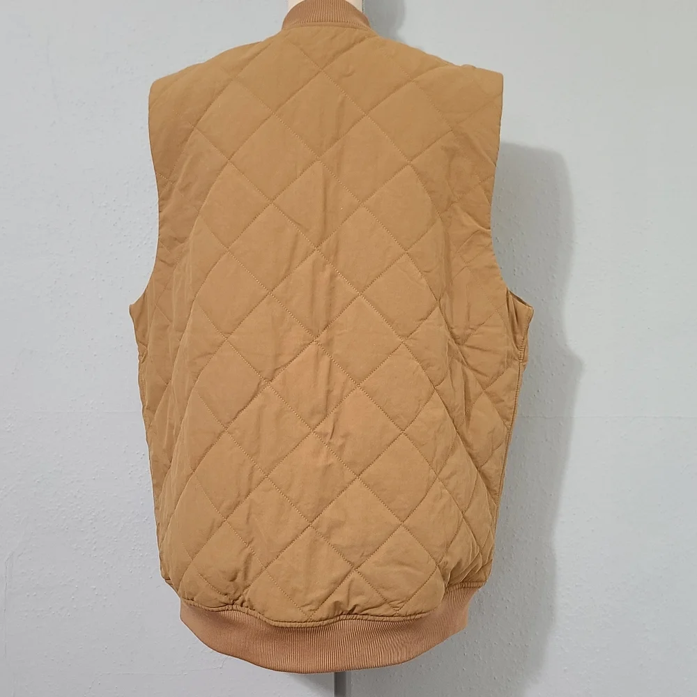 The North Face Cuchillo Quilted Insulated Men's Vest in Utility Brown Size Large